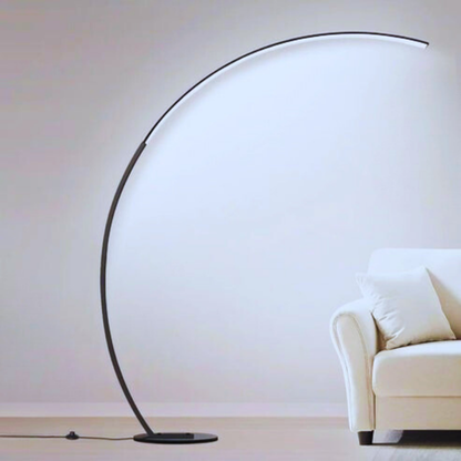 LED arc floor lamp with 2000 lumens, 3-colour adjustable lighting