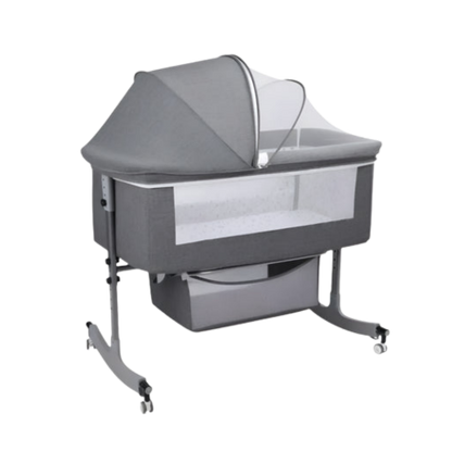 Portable Baby Cradle Cot with Mosquito Net Shield 